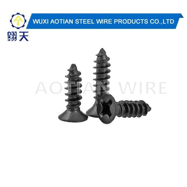 Black Carbon Steel Self Tapping Screw